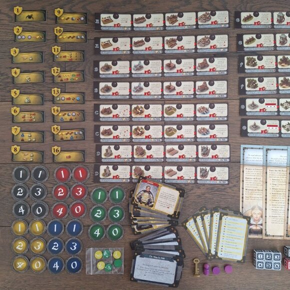 Kingsburg Second Edition Board Game Queen Roleplay Scenario Expansion Pieces - Picture 4 of 12